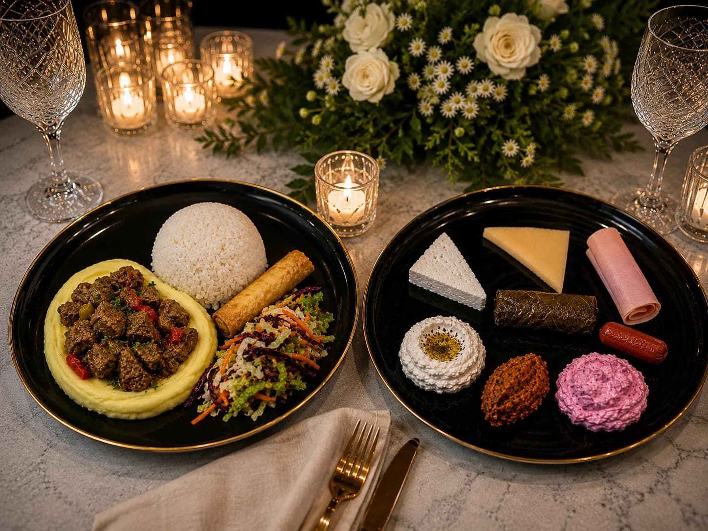 İrem Balo ve Davet Salonu – Et set menü, meze tabağı